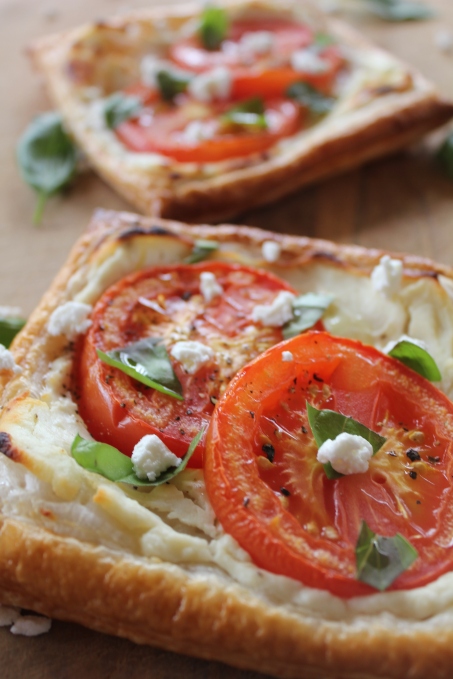 Rustic Tomato and Goats Cheese Tarts.JPG